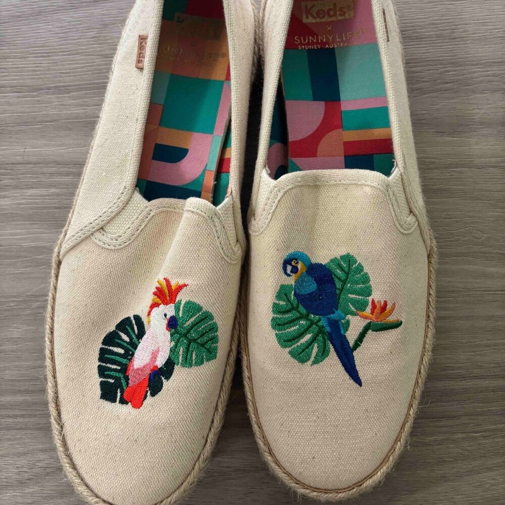 Keds Sunnylife Sydney Australia canvas shoes Size US 11.